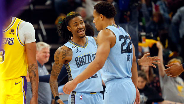 desmond bane ja morant anthony davis grizzlies